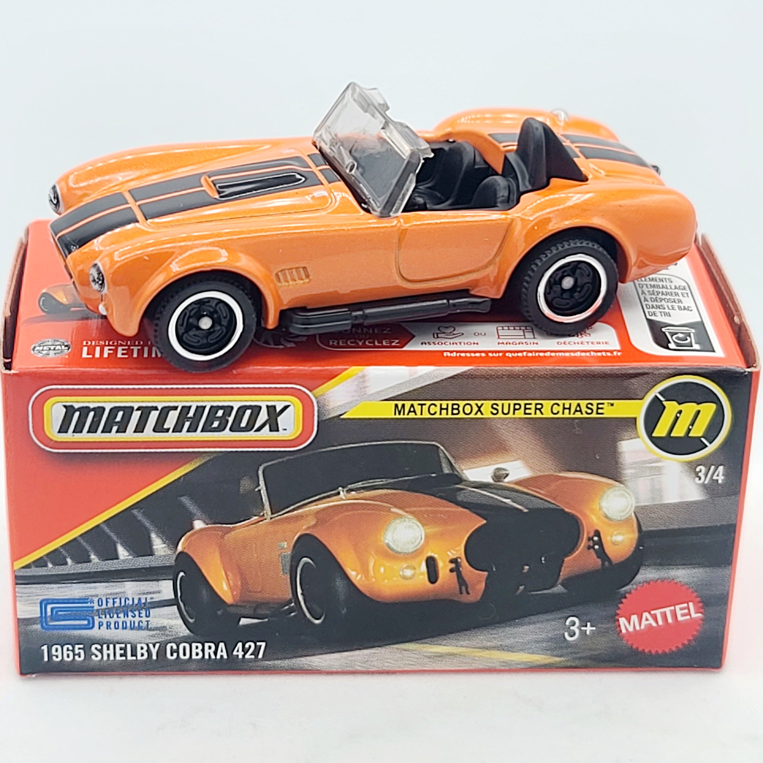 Matchbox - SUPER CHASE - '65 Shelby Cobra 427 (2025 Mix 10 K Basic - Power Grabs)